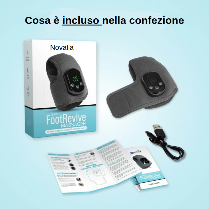 Piedi Rivitalizzati Massaggiatore 3 in 1
